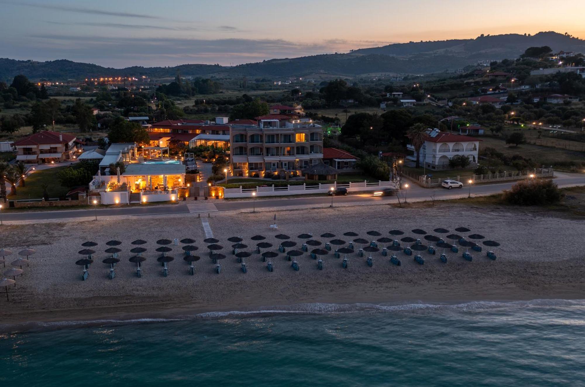 Antigoni Seaside Resort Calcídica Exterior foto